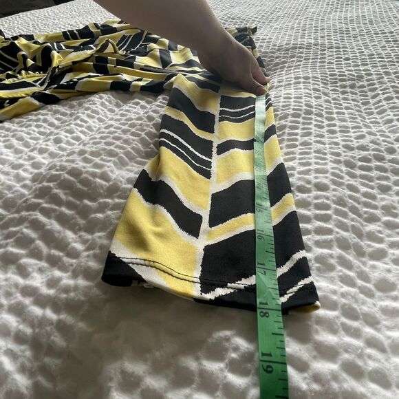 AA Studio Women's Midi Streachable Wrap V Neck 3/4 Sleeves Dress Size 14/ L - Picture 6 of 7